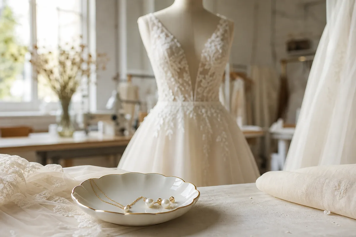 Bijoux de mariée : les accorder au décolleté de la robe