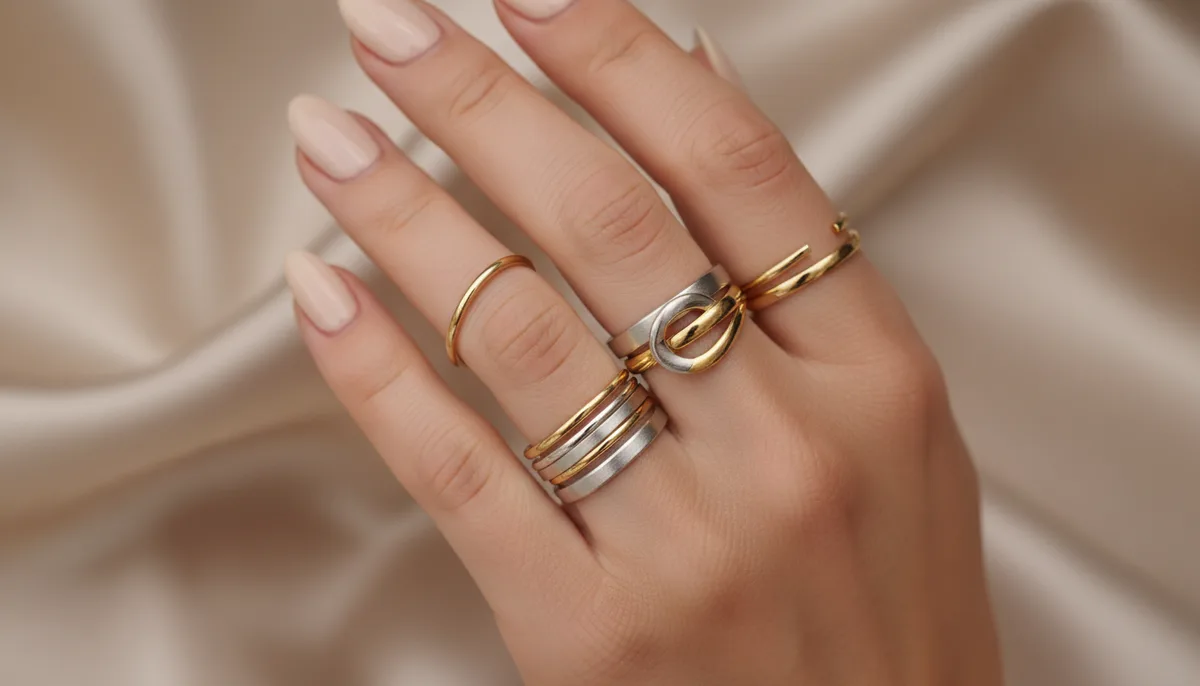 Bagues or et argent : styles, prix et conseils pour mixer les métaux