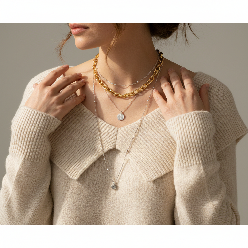 Colliers tendance : comment les porter au quotidien